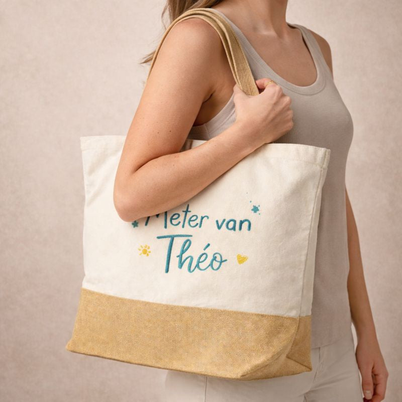 Jute basis shopper XL - Studio Hjordis